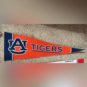 Auburn Tigers Orange and Navy Pennant